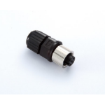 Moxa M12A-5P-IP68 wire connector M12 Black, Silver