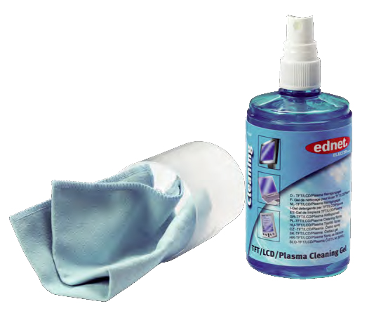 Ednet 63026 kit för produktrengöring LCD/TFT/Plasma Gel för rengöring av utrustning 200 ml