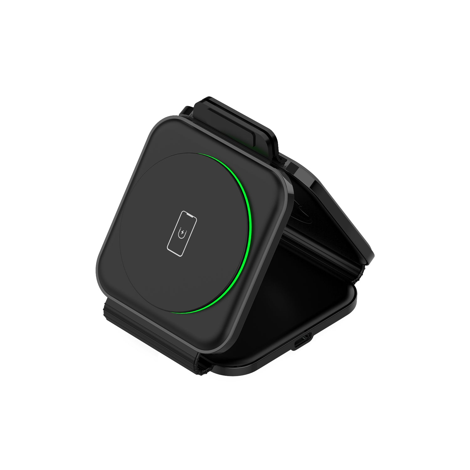 UNITEK Travel MagCharge Headphones, Smartphone, Smartwatch Black USB Wireless charging Fast charging Indoor