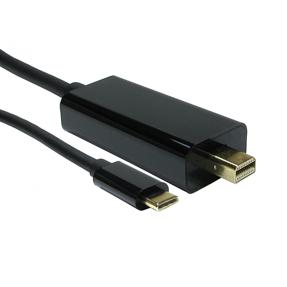 Image of Cables Direct USB C to MDP 4K @ 60HZ 2 m USB Type-C Mini...
