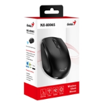 Genius NX-8006S Silent Wireless Mouse, 2.4 GHz with USB Pico Receiver, Adjustable DPI levels up to 1600 DPI