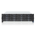 Infortrend ESDS 1016 disk array Rack (3U) Zwart, Grijs