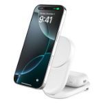 Belkin WIZ039MYWH mobile device charger Headphones, Smartphone White USB Wireless charging Fast charging Indoor
