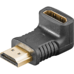 Goobay 51727 tussenstuk voor kabels HDMI 19pin Zwart
