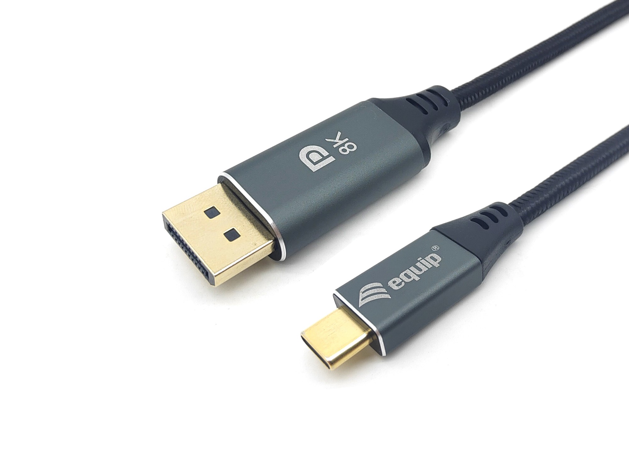Photos - Cable (video, audio, USB) Equip USB-C to DisplayPort Premium Cable, M/M, 3.0m, 8K/60Hz 133423 