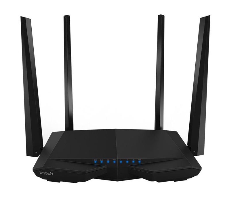 Tenda AC6 wireless router Fast Ethernet Dual-band (2.4 GHz / 5 GHz) Black