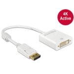 DeLOCK 62600 video kabel adapter 0,2 m DisplayPort DVI-I Wit