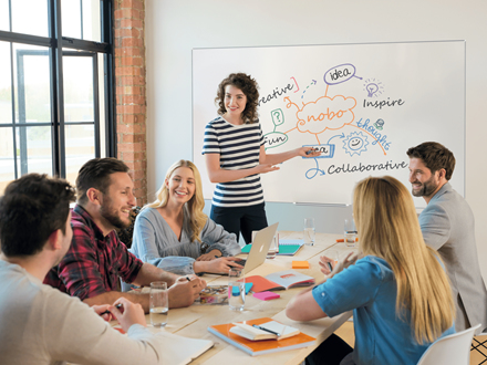 Nobo Impression Pro whiteboard 1875 x 1052 mm Magnetic