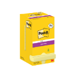 Post-It Super Sticky Notes 76x76mm Canary Yellow Promo Pack 90 Sheets per Pad (Pack 8 + 4 Free) - 7100290174