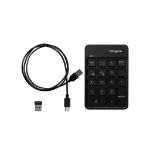 Targus EcoSmart numeric keypad Universal Bluetooth/USB/RF Wireless Black