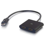 C2G 54293 DisplayPort 2 x HDMI + USB Micro-B Black