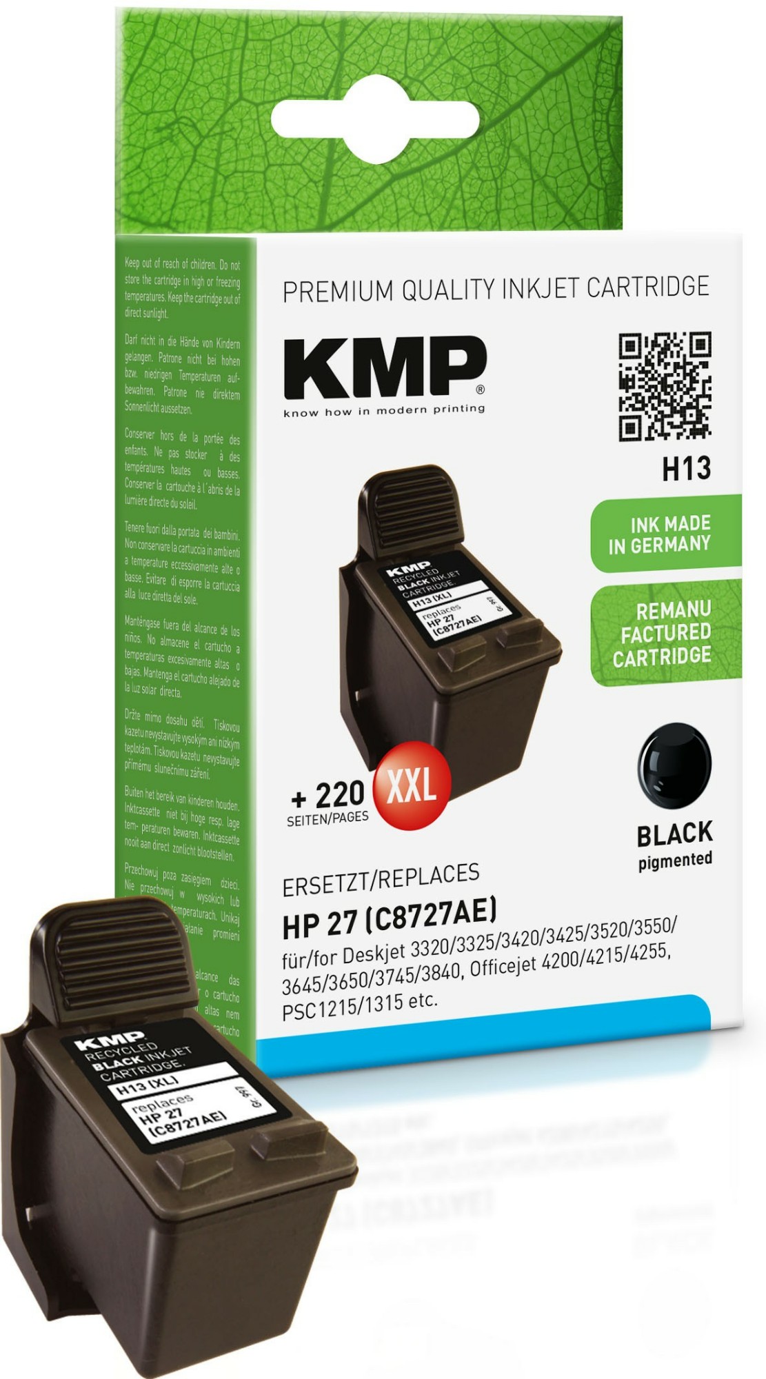 KMP H13 ink cartridge 1 pc(s) Black