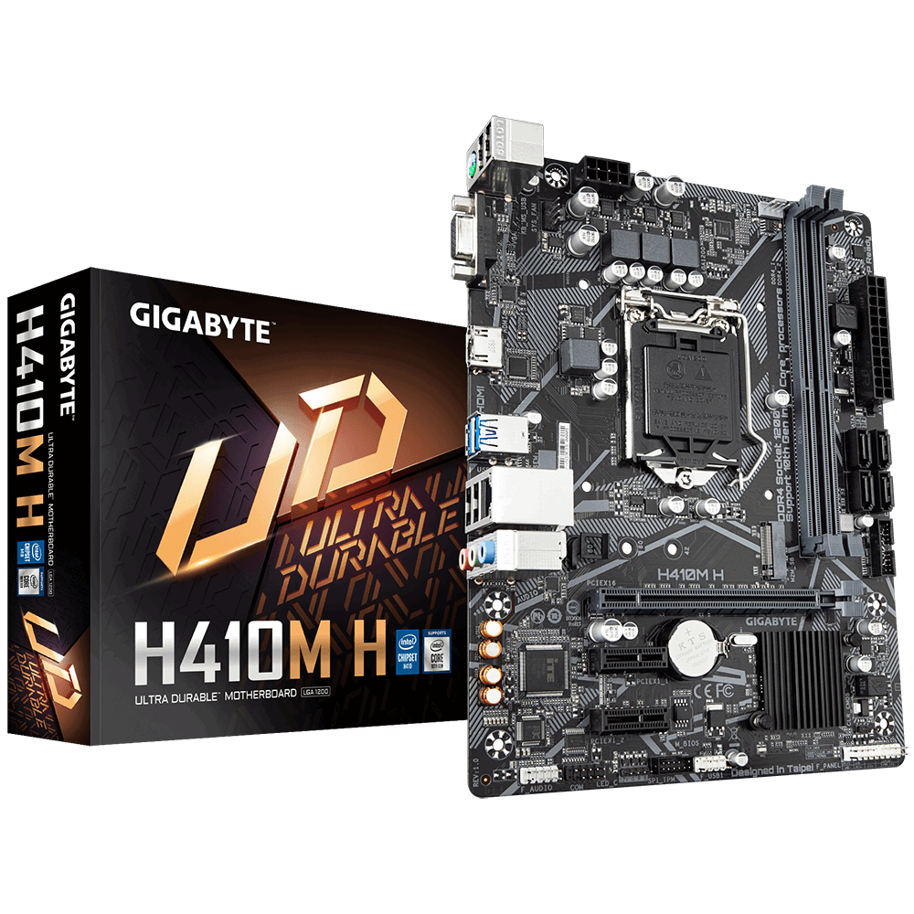 GIGABYTE H410M H motherboard Intel H410 Express LGA 1200 (Socket H5) m