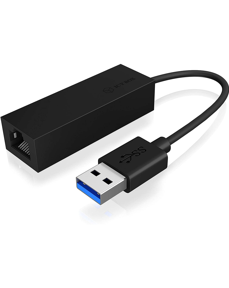 Image of ICY BOX USB 3.0 A-Type to RJ-45 Ethernet port