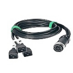 IBM 2.8m, 200-240V, Triple 16A IEC 320-C20 Power Cable 2,8 m