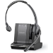 POLY Savi W710 Headset Wireless Head-band Office/Call center Bluetooth Black