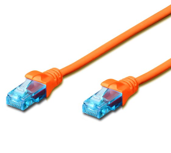 Image of FDL 15M CAT.5e UTP PATCH CABLE- ORANGE
