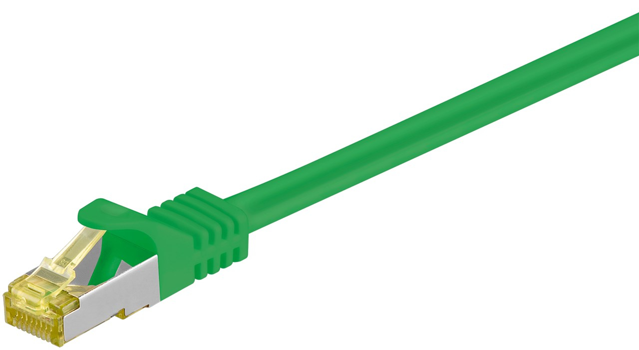 Goobay 91577 networking cable Green 0.5 m Cat7 S/FTP (S-STP)