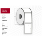 Capture 35000623 printer label White