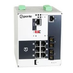 Perle IDS-509F2PP6-T2MD2-XT Managed Gigabit Ethernet (10/100/1000) Power over Ethernet (PoE) White