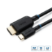 Microconnect MC-USBCHDMI2 video cable adapter 2 m USB Type-C HDMI Black