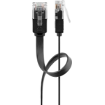 Goobay 95381 networking cable Black 10 m Cat6 U/UTP (UTP)