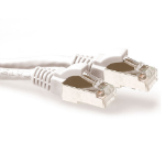 ACT Witte 0,5 meter LSZH SFTP CAT6A patchkabel snagless met RJ45 connectoren