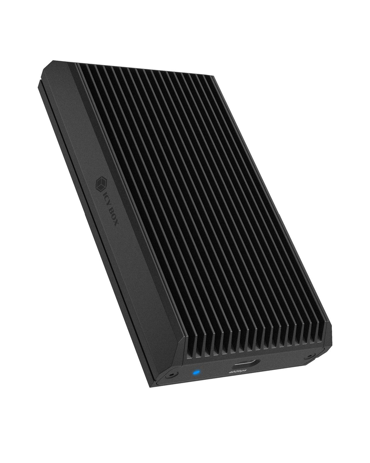 ICY BOX IB-1920M-C42 SSD enclosure Black M.2