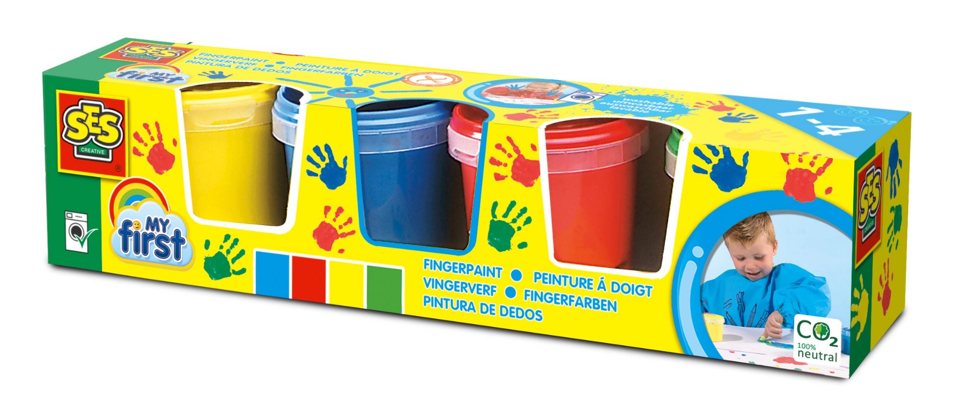 SES Creative My First - Fingerpaint 4 colours x 145ml