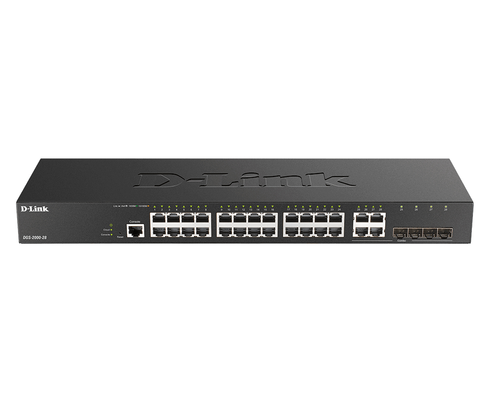 Image of D-Link DGS-2000-28 network switch Managed L2/L3 Gigabit Ethernet...