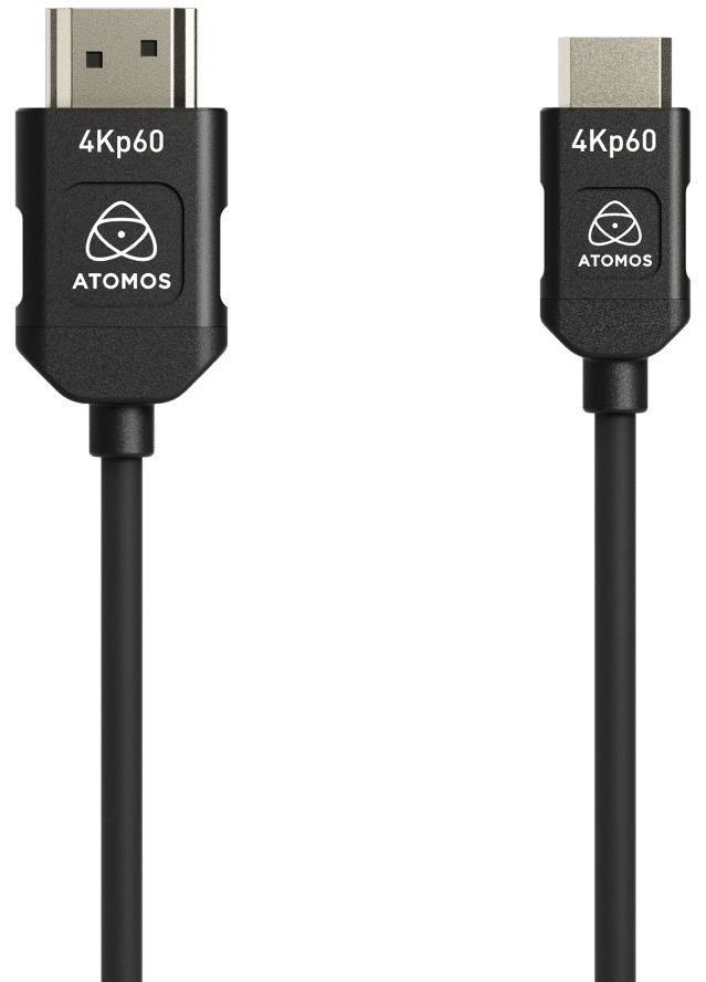 Atomos 4K60p HDMI Silicon Cable – Mini to Full HDMI – 45cm