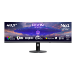 AOC 48.9' AGON PRO AGP497UCZD computer monitor 124.2 cm (48.9") 5120 x 1440 pixels Grey