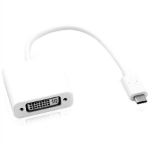 ROLINE 12.03.3205 video cable adapter 0.1 m USB Type-C DVI-D Silver, White