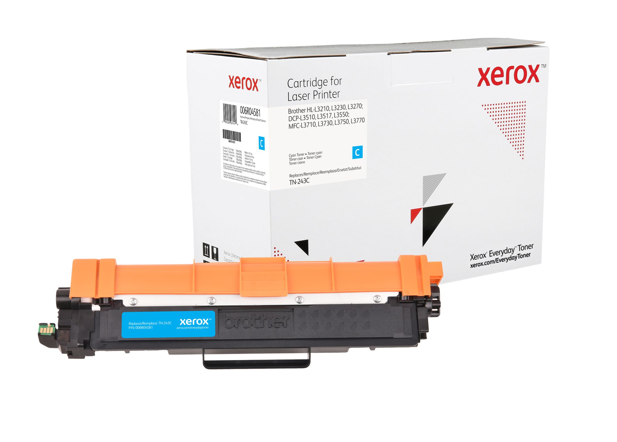 Xerox Everyday Brother TN-243C Compatible Toner Cartridge Cyan 006R04581