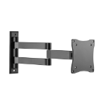 ProperAV Heavy Duty Swing Arm Tilt & Swivel 13 - 28"" TV Bracket Max VESA 100 x