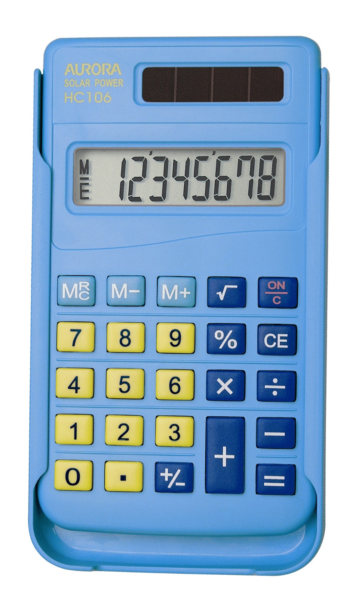 Aurora HC106 calculator Pocket Basic Blue