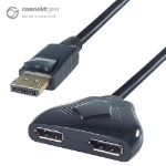 connektgear DisplayPort Splitter Cable - DP Male to 2 x DP Female