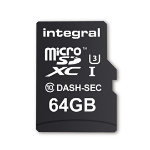 Integral INMSDX64G10-DSCAM memory card 64 GB MicroSDXC Class 10 MLC