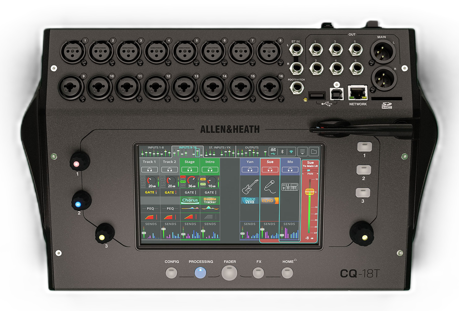 Photos - Other Sound & Hi-Fi Allen&Heath Allen & Heath CQ-18T 18 channels 20 - 20000 Hz CQ18T/240X 