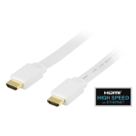 Deltaco HDMI-1010H HDMI cable 1 m HDMI Type A (Standard) White