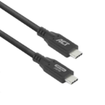 ACT AC7422 2m 20Gbps USB4 240W USB TYPE-C CABLE BLACK, ACT