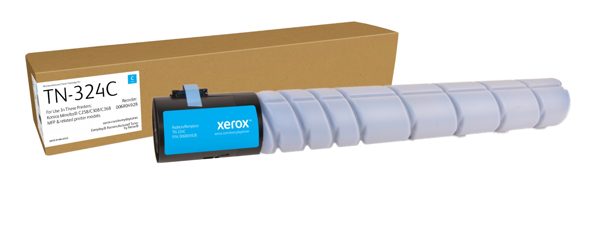 Xerox 006R04928 Toner cyan, 26K pages (replaces Konica Minolta TN-324C) for KM bizhub C 258