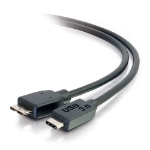 C2G 6ft (1.8m) USB 3.0 (USB 3.2 Gen 1 (5Gbps) USB-C to USB Micro-B Cable M/M - Black - LIMITED AVAILABILITY