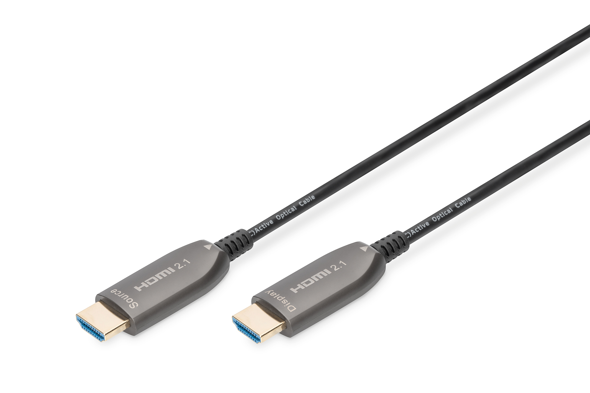 Photos - Cable (video, audio, USB) Digitus HDMI AOC Hybrid Fiber Optic Cable, UHD 8K, 15 m AK-330126-150-S 