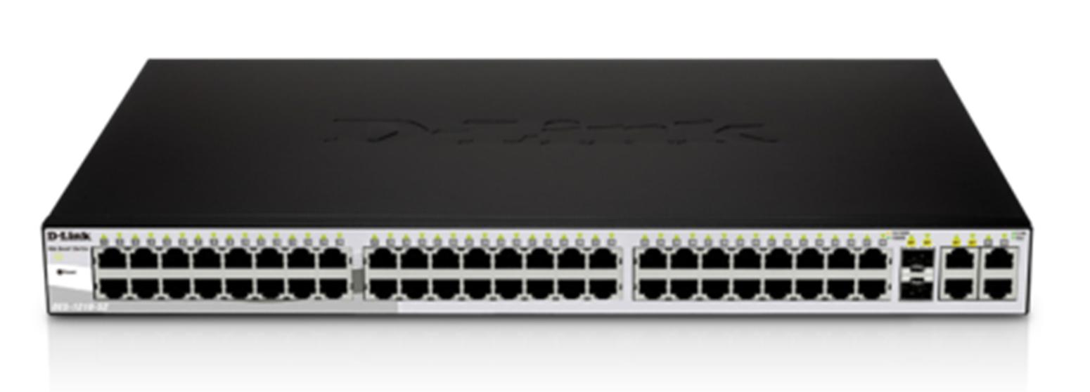 D-Link DES-1210-52 network switch Managed L2 1U Black