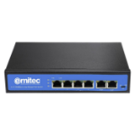 Ernitec Unmanaged, 4 x 10/100Mbps PoE Ports, 2 x 10/100Mbps RJ45 Uplink Ports