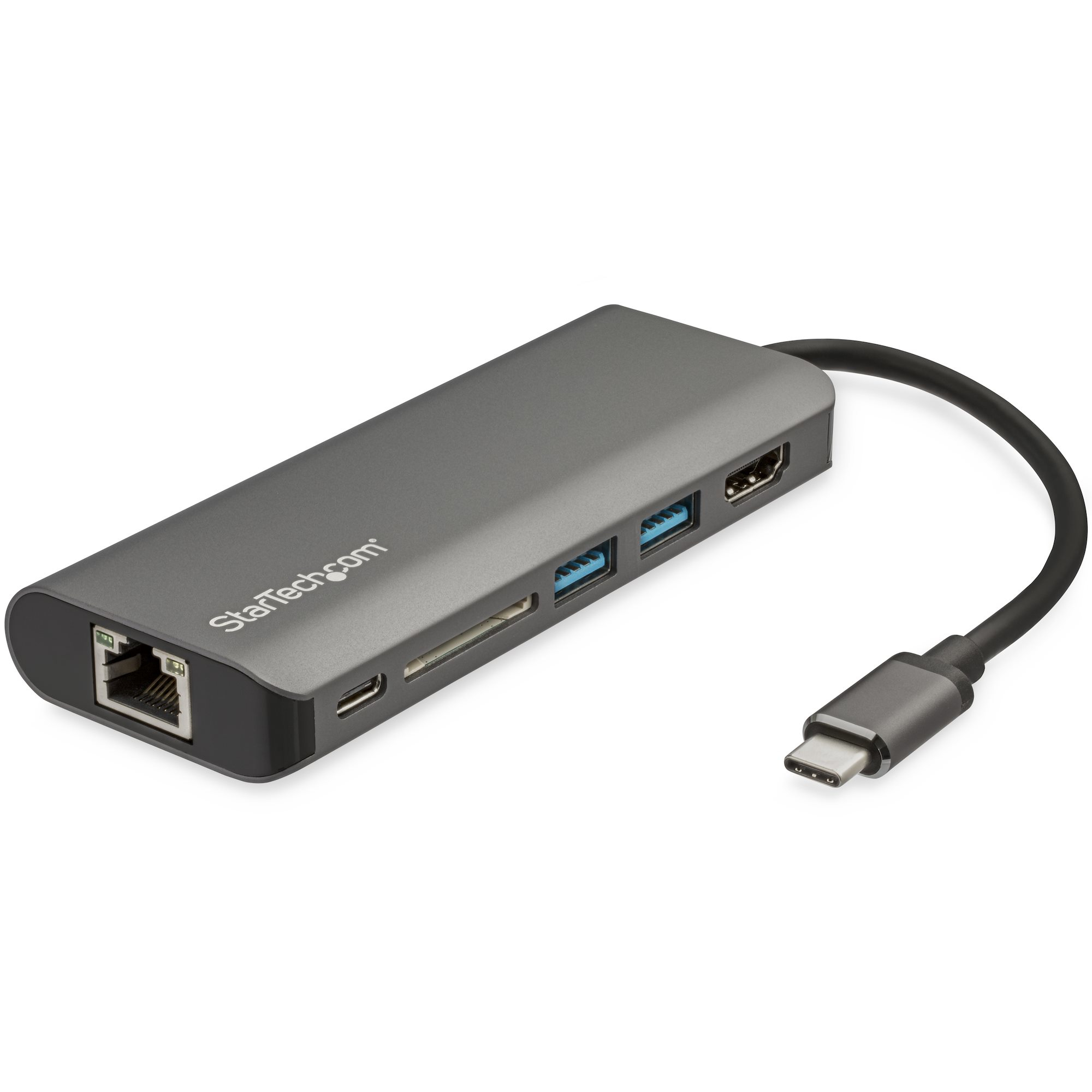 Image of StarTech.com USB C Multiport Adapter - USB-C Travel Dock to 4K...