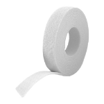 Cablenet 20mm x 150mm 25pcs Roll Velcro One Wrap Strap White