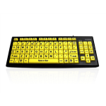 Accuratus Monster 2 keyboard USB QWERTY UK English Black, Yellow
