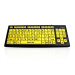 Accuratus Monster 2 keyboard USB QWERTY UK English Black, Yellow